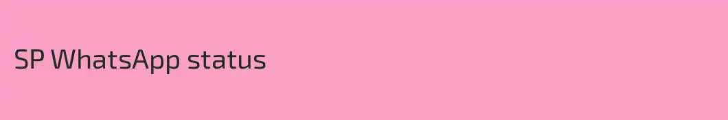 SP WhatsApp status